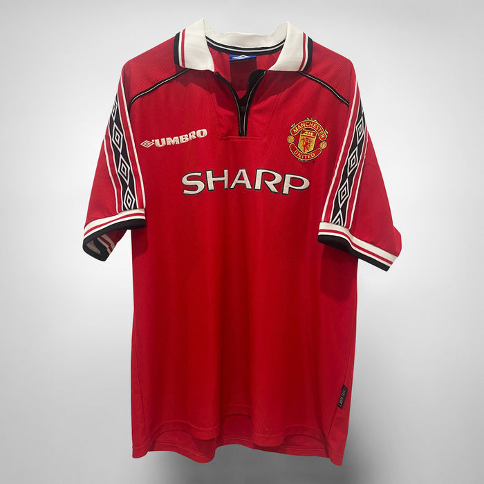 1998-2000 Manchester United Umbro Home Shirt - Marketplace
