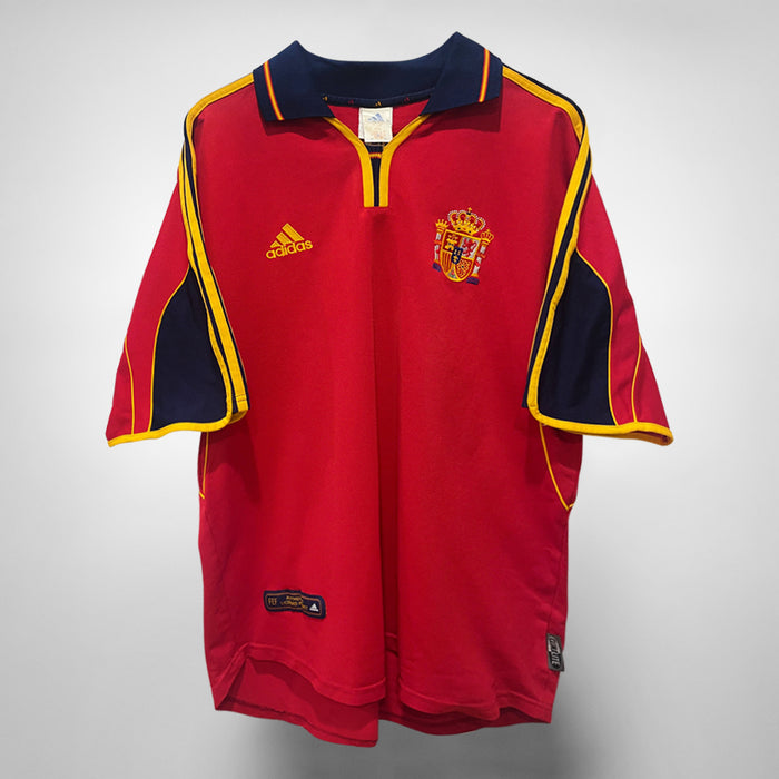 2000-2002 Spain Adidas Home Shirt - Marketplace