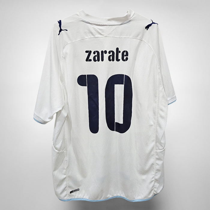 2009-2010 Lazio Puma Home Shirt #10 Zarate - Marketplace