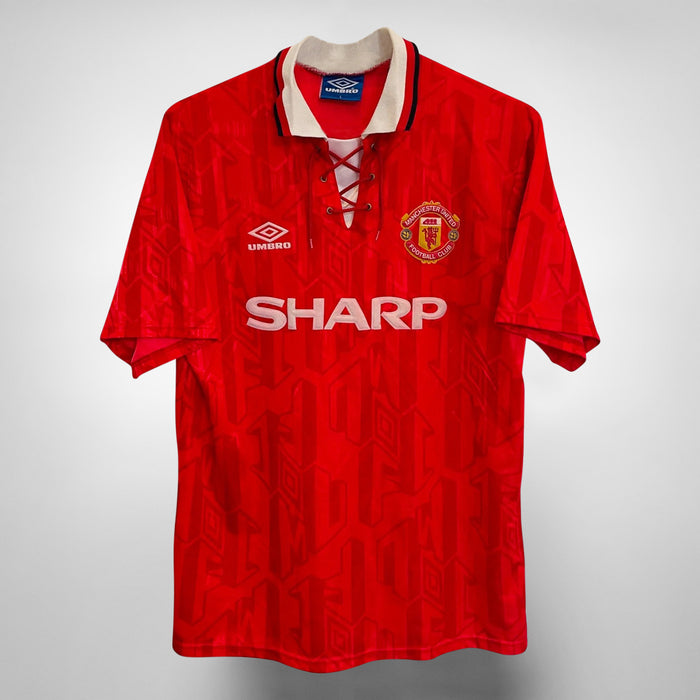1992-1994 Manchester United Umbro Home Shirt - Marketplace