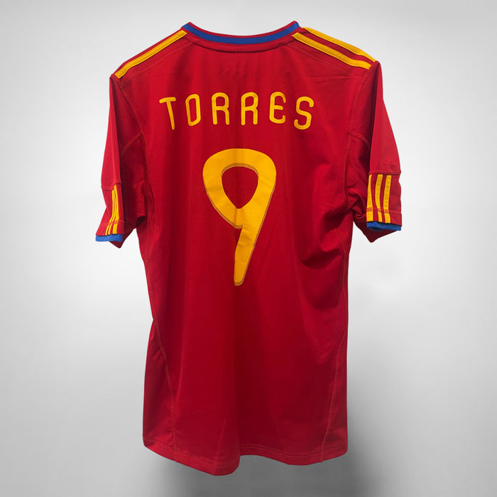 2010 Spain Adidas Home Shirt #9 Torres - Marketplace