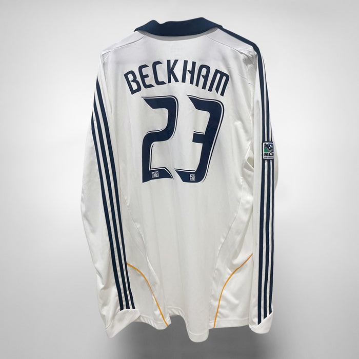 2008 LA Galaxy Adidas Home Shirt #23 David Beckham - Marketplace