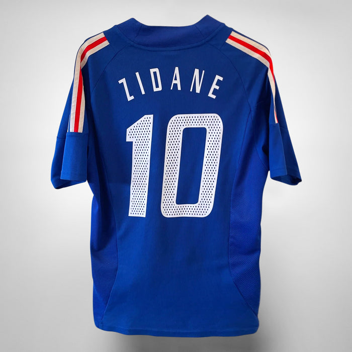 2002-2003 France Adidas Home Shirt #10 Zinedine Zidane - Marketplace