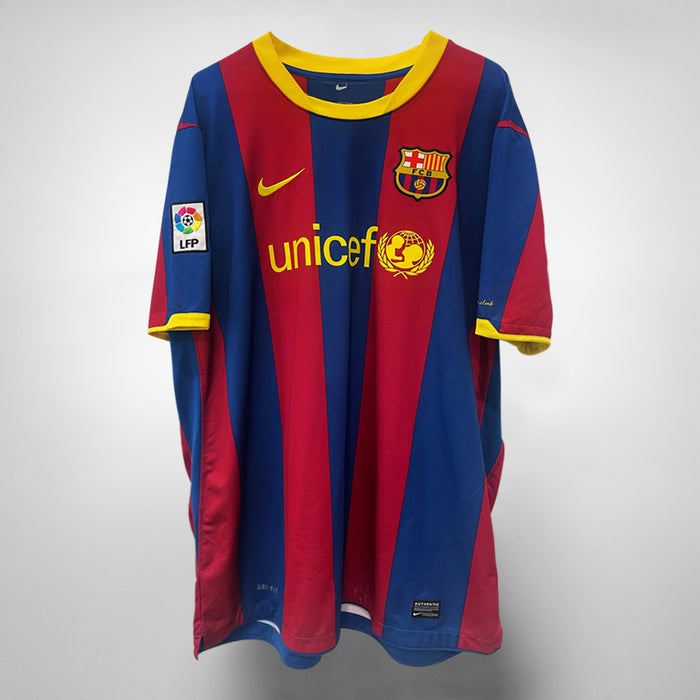 2010-2011 FC Barcelona Nike Home Shirt #7 David Villa - Marketplace