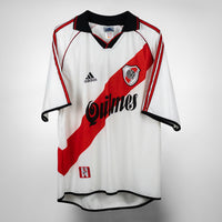 2000-2001 River Plate Adidas Home Shirt