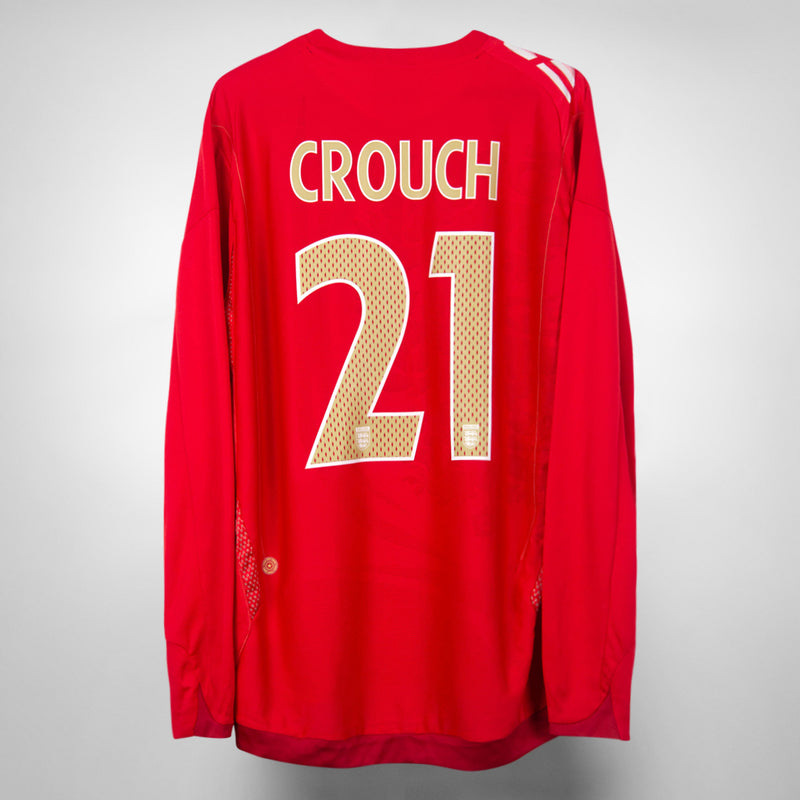2006-2008 England Umbro Away Shirt #21 Peter Crouch