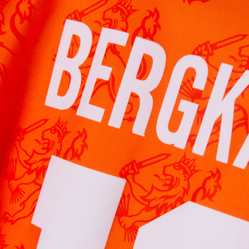 1994-1996 Netherlands Lotto Long Sleeve Home Shirt #10 Dennis Bergkamp