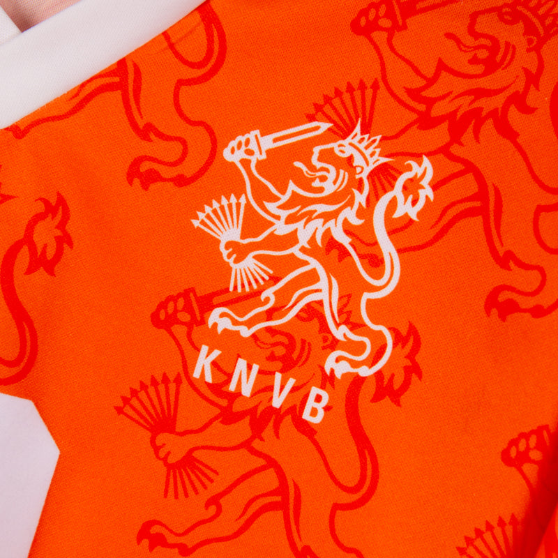 1994-1996 Netherlands Lotto Long Sleeve Home Shirt #10 Dennis Bergkamp