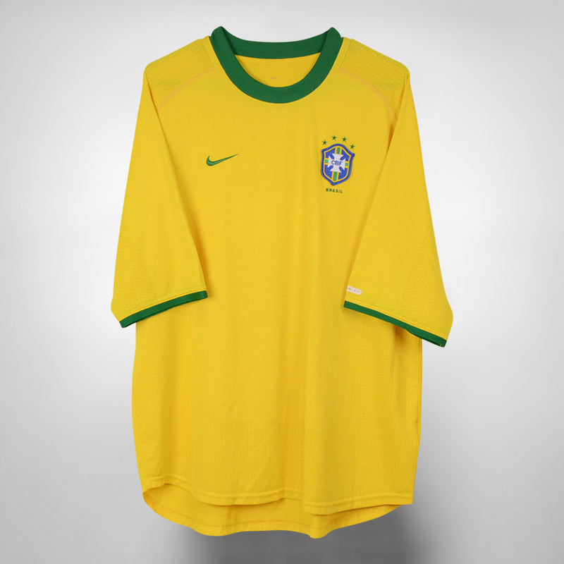 2000-2001 Brazil Nike Home Shirt - Marketplace