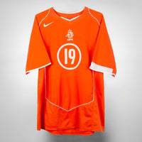 2004-2006 Netherlands Nike Home Shirt #19 Arjen Robben