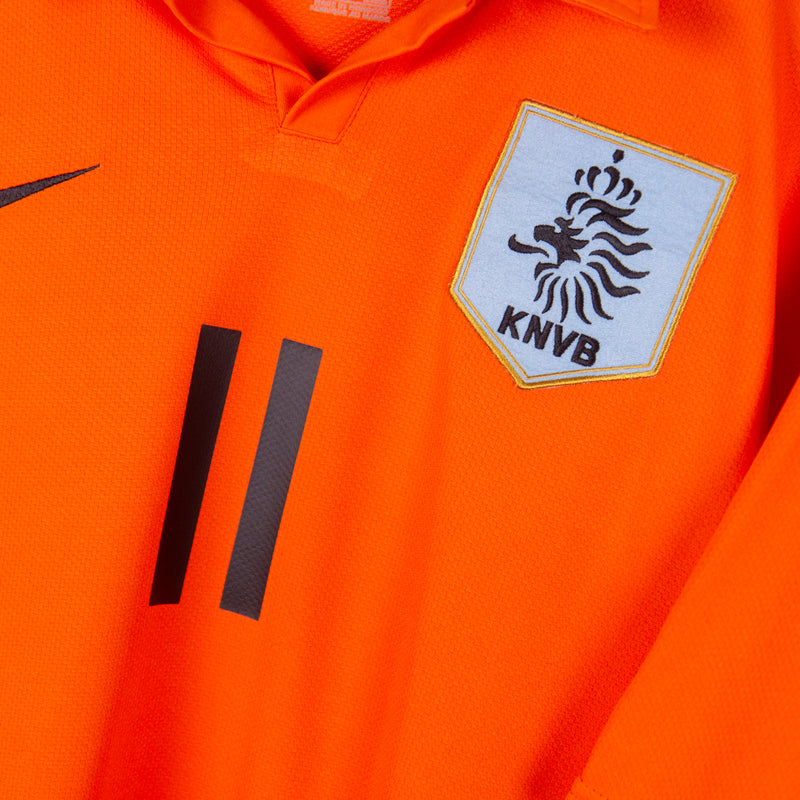 2006-2008 Netherlands Nike Home Shirt #11 Arjen Robben