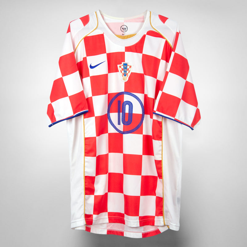 2004-2006 Croatia Nike Home Shirt #10 Niko Kovac