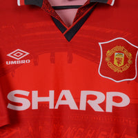 1994-1996 Manchester United Umbro Home Shirt - Marketplace
