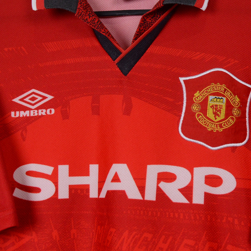 1994-1996 Manchester United Umbro Home Shirt - Marketplace