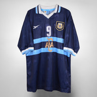 1999-2000 Argentina Reebok Away Shirt #9 Gabriel Batistuta - Marketplace