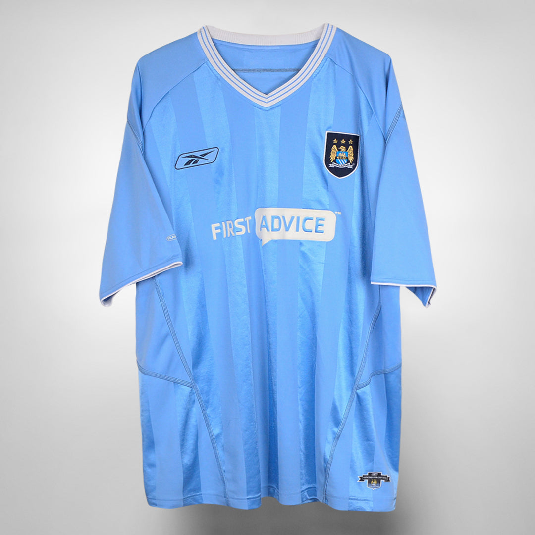 2003-2004 Manchester City Reebok Home Shirt - Marketplace