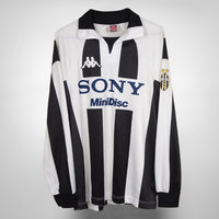 1997-1998 Juventus Kappa Long Sleeve Home Shirt - Marketplace