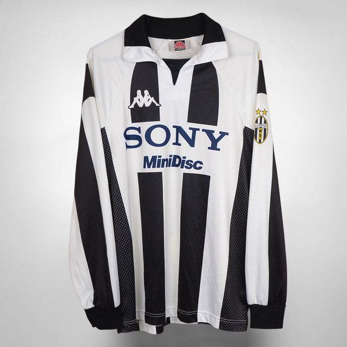 1997-1998 Juventus Kappa Long Sleeve Home Shirt - Marketplace