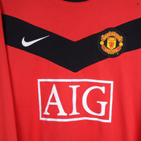 2009-2010 Manchester United Nike Long Sleeve Home Shirt #9 Dimitar Berbatov - Marketplace