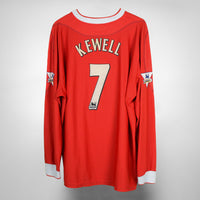 2002-2004 Liverpool Reebok Long Sleeve Home Shirt #7 Harry Kewell - Marketplace