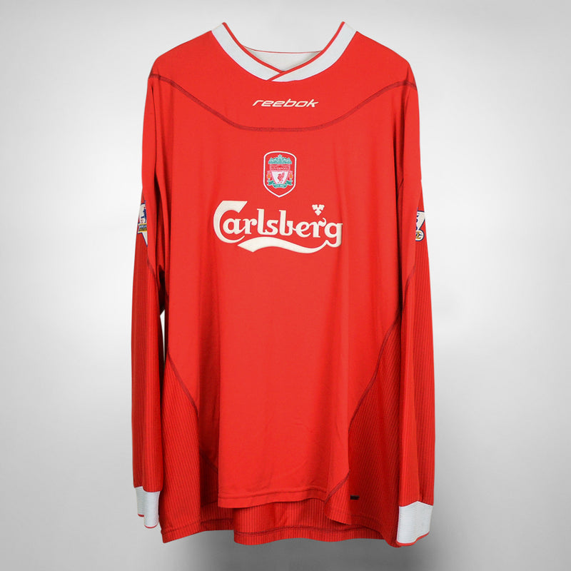 2002-2004 Liverpool Reebok Long Sleeve Home Shirt #7 Harry Kewell - Marketplace