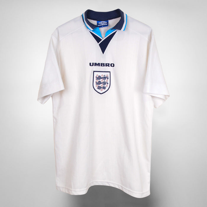 1996-1997 England Umbro Home Shirt - Marketplace