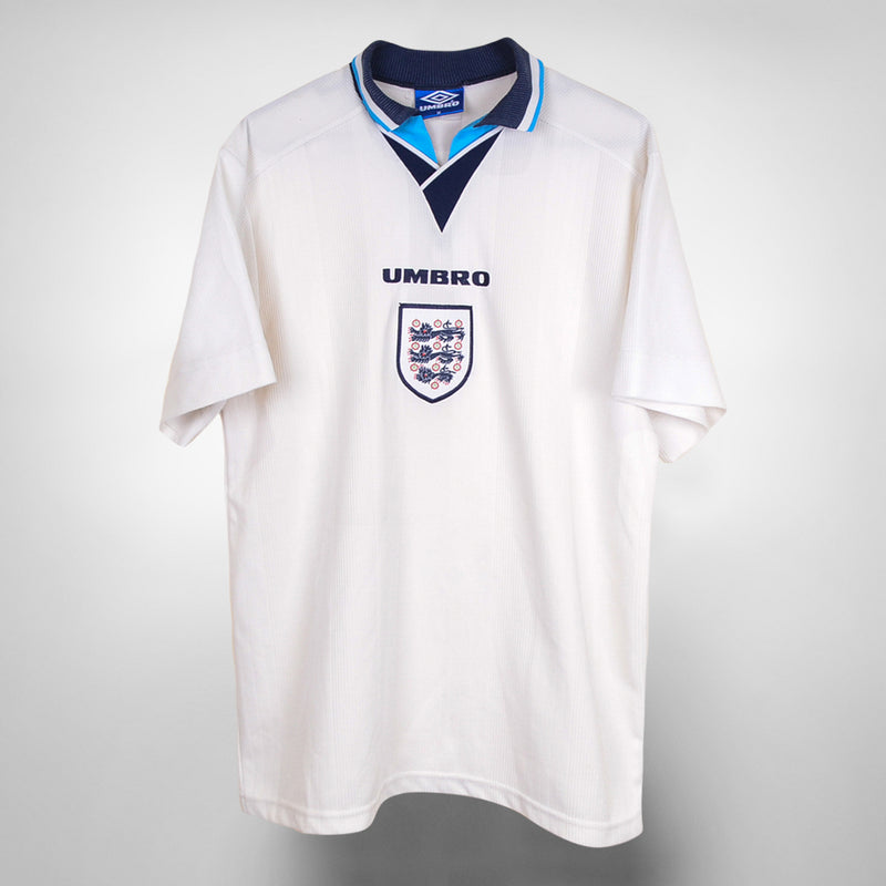 1996-1997 England Umbro Home Shirt - Marketplace