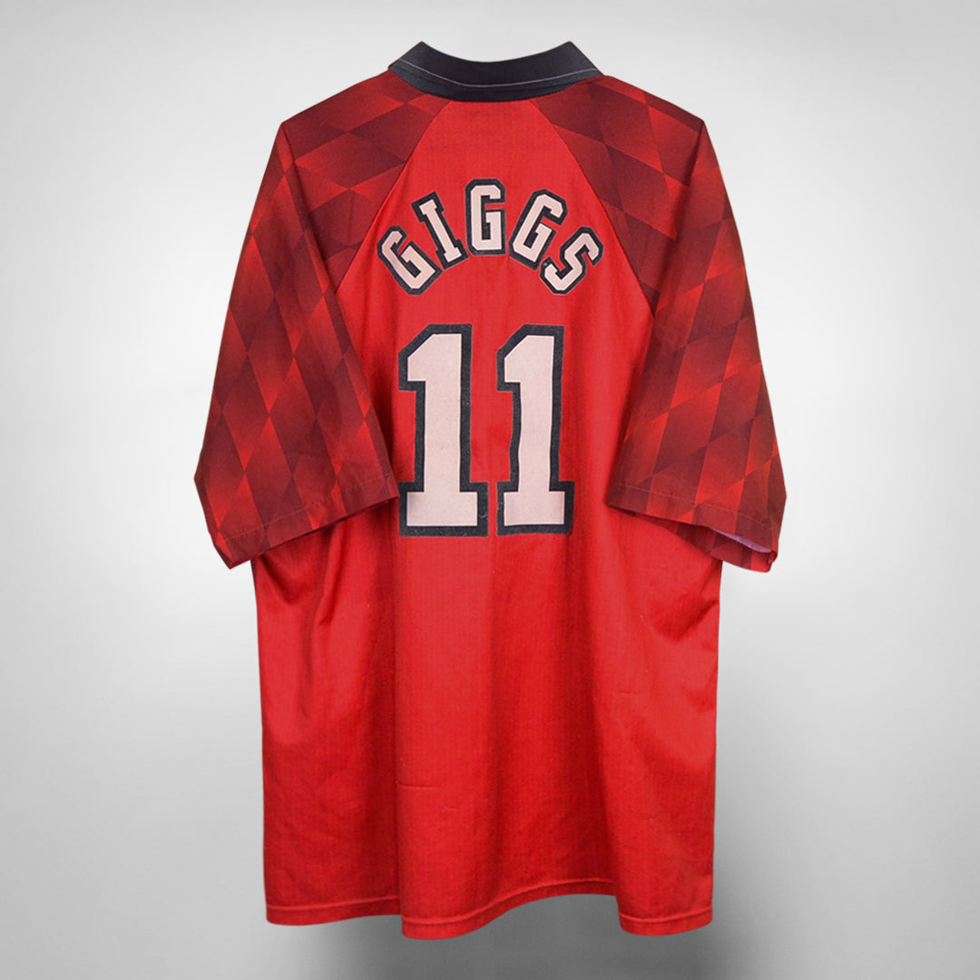 1996-1997 Manchester United Umbro Home Shirt #11 Ryan Giggs - Marketplace