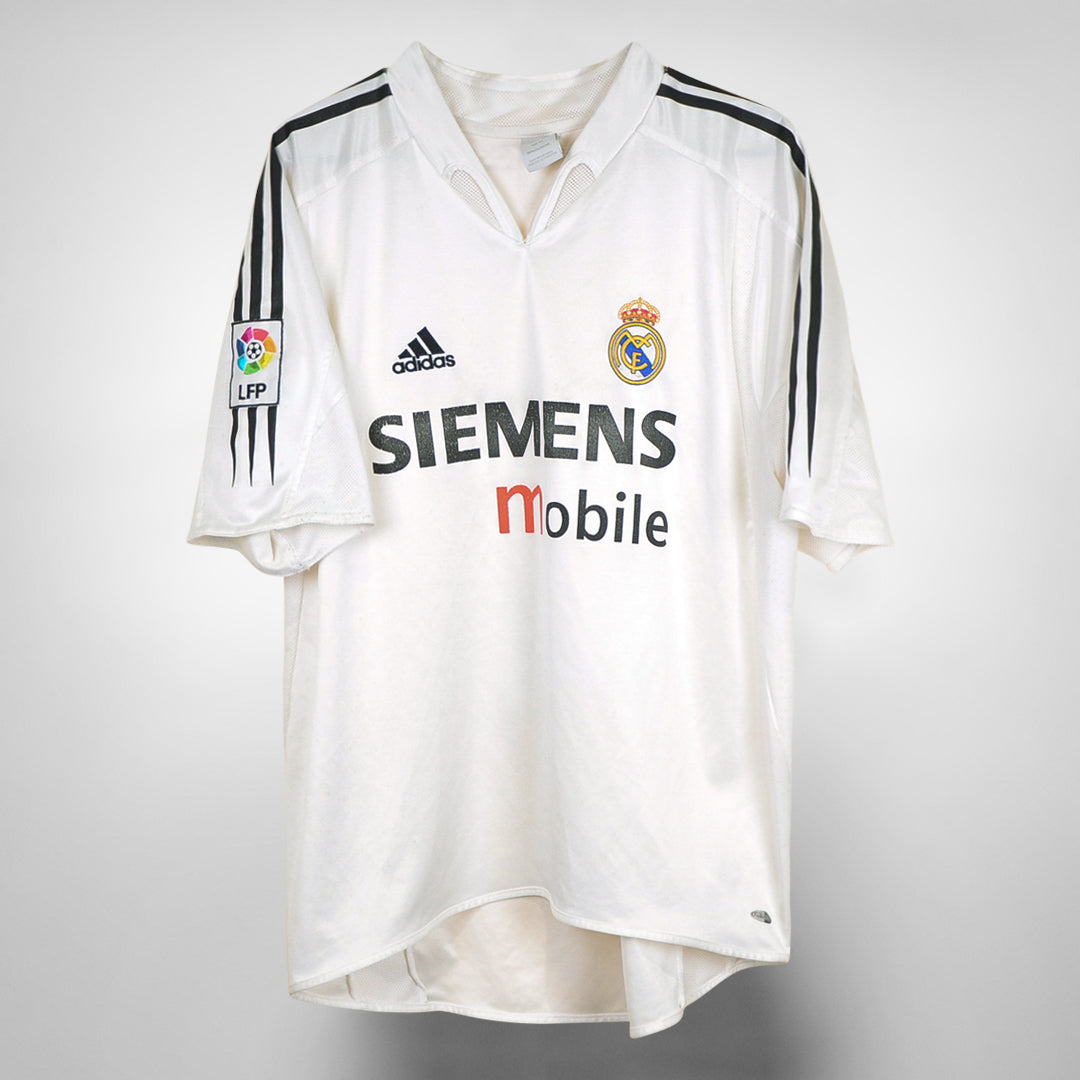 2004-2005 Real Madrid Adidas Home Shirt - Marketplace