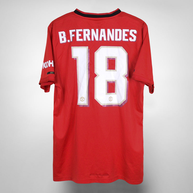 2019-2020 Manchester United Adidas Home Shirt #18 Bruno Fernandes - Marketplace