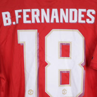 2019-2020 Manchester United Adidas Home Shirt #18 Bruno Fernandes - Marketplace