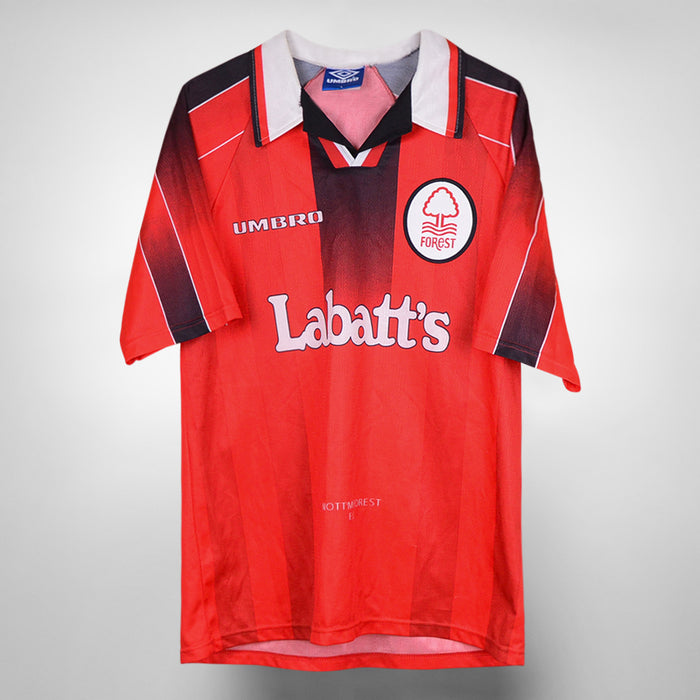 1997-1998 Nottingham Forest Umbro Home Shirt - Marketplace