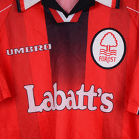 1997-1998 Nottingham Forest Umbro Home Shirt - Marketplace