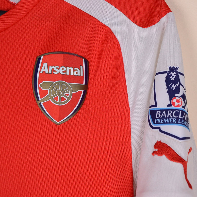 2014-2015 Arsenal Puma Home Shirt #17 Alexis Sanchez - Marketplace