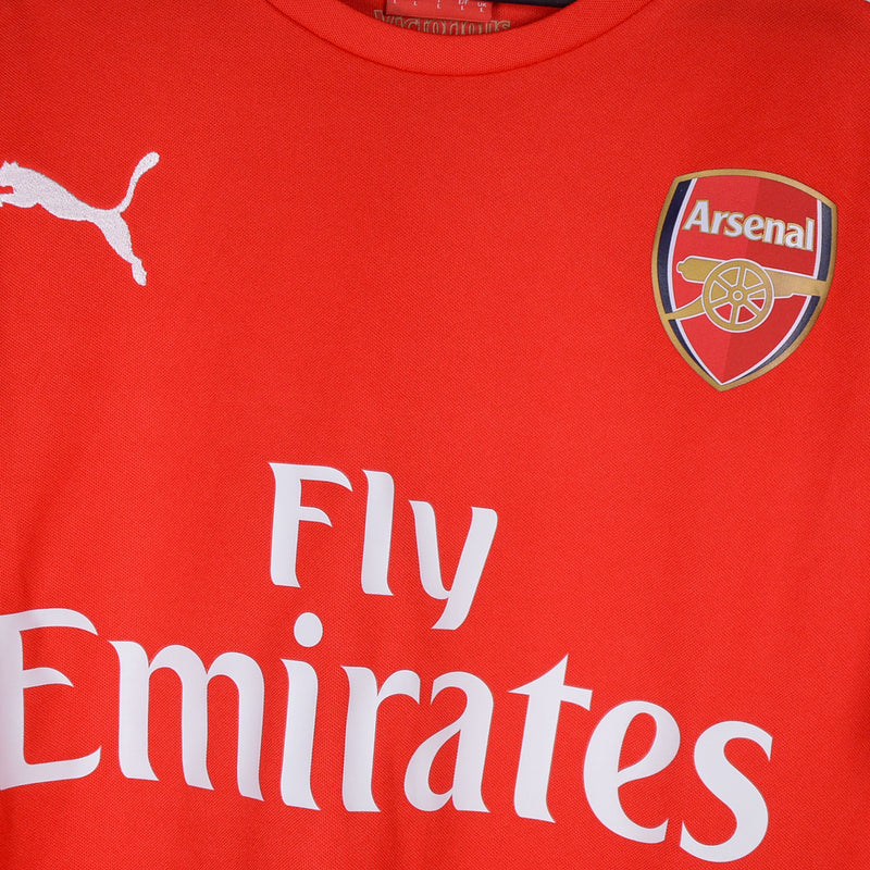 2014-2015 Arsenal Puma Home Shirt #16 Aaron Ramsey - Marketplace