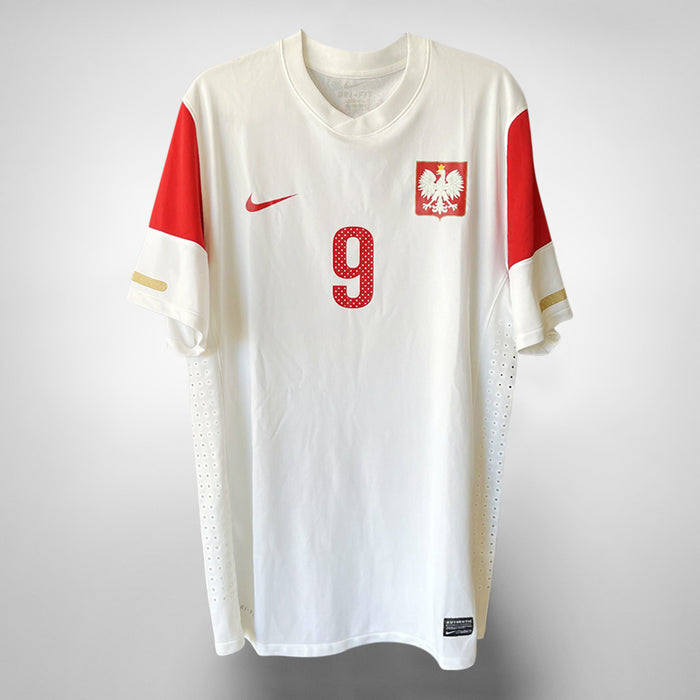 2010 Poland Nike Player Spec Home Shirt Lewandowski #9  - Marketplace