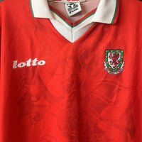 1998 Wales Lotto Home Shirt - Marketplace