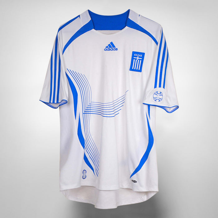 2006-2007 Greece Adidas Home Shirt - Marketplace