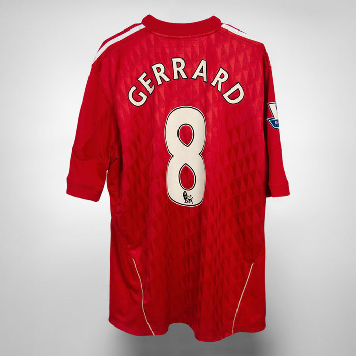 2010-2012 Liverpool Adidas Home Shirt #8 Steven Gerrard - Marketplace