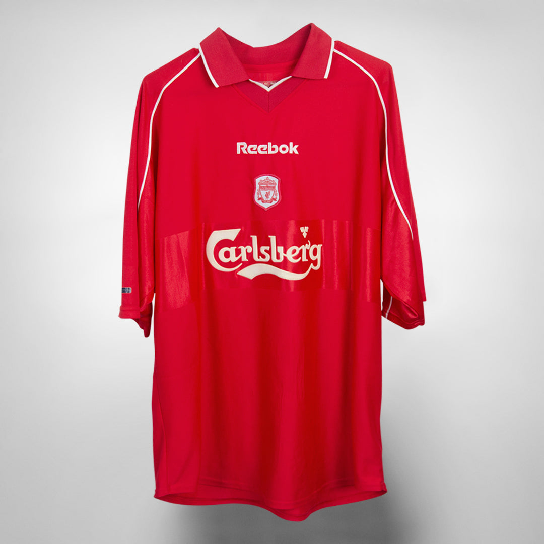 2000-2001 Liverpool Reebok Home Shirt #17 Steven Gerrard - Marketplace