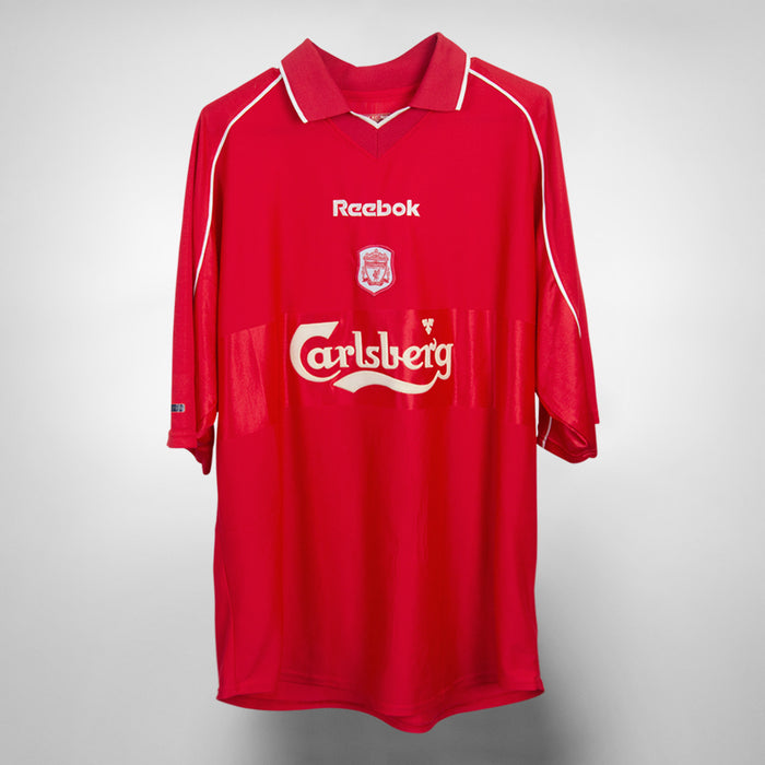 2000-2001 Liverpool Reebok Home Shirt #17 Steven Gerrard - Marketplace