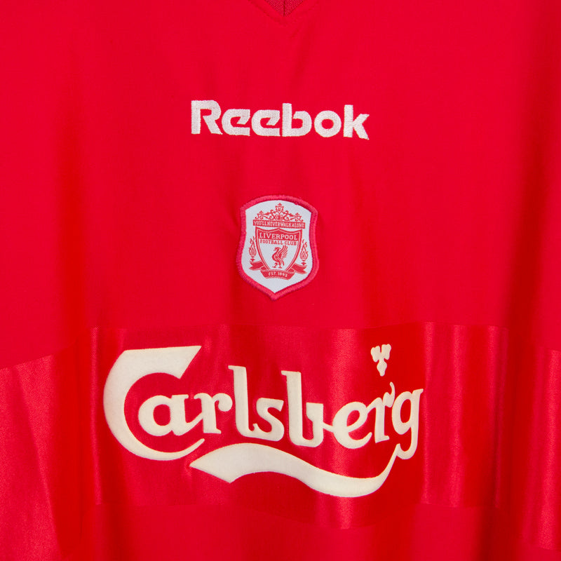 2000-2001 Liverpool Reebok Home Shirt #17 Steven Gerrard - Marketplace