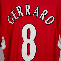 2004-2005 Liverpool Reebok Home Shirt #8 Steven Gerrard - Marketplace