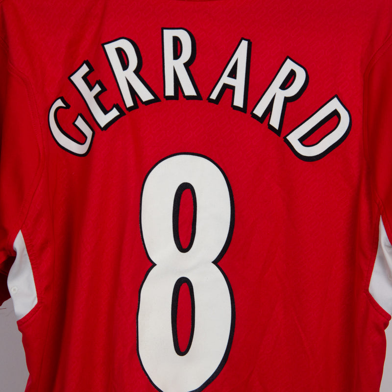 2004-2005 Liverpool Reebok Home Shirt #8 Steven Gerrard - Marketplace
