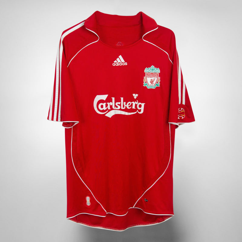 2006-2008 Liverpool Adidas Home Shirt #8 Steven Gerrard - Marketplace