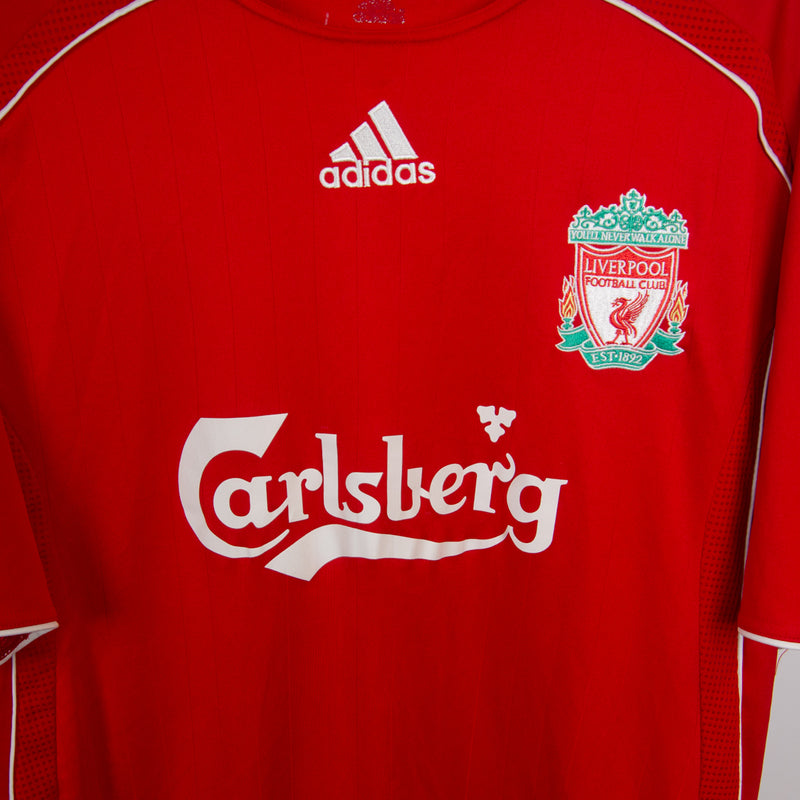2006-2008 Liverpool Adidas Home Shirt #8 Steven Gerrard - Marketplace