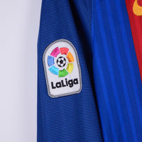 2016-2017 Barcelona Nike Long Sleeve Home Shirt #11 Neymar Jr - Marketplace