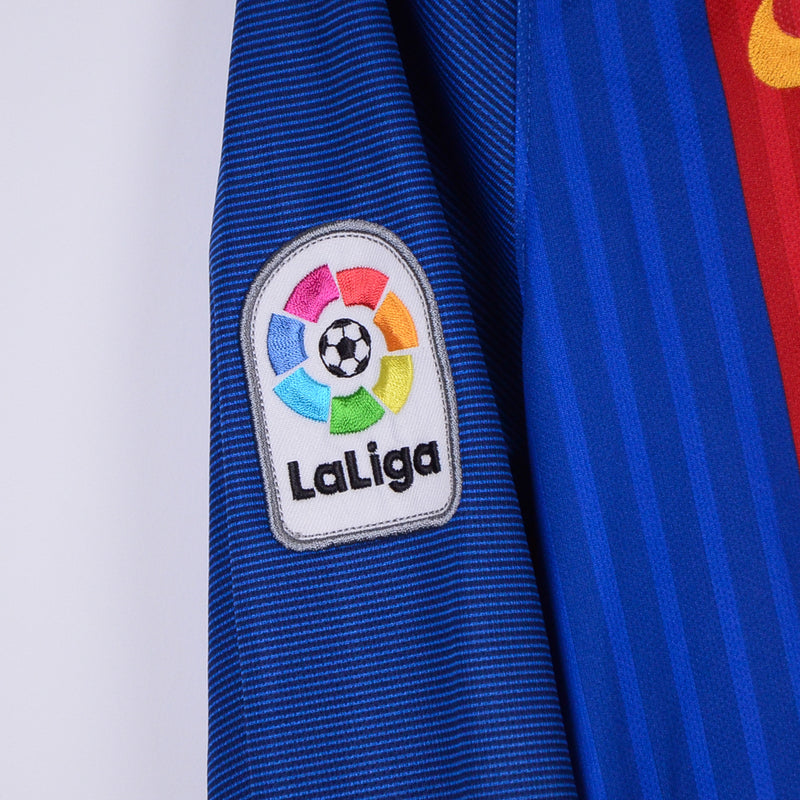 2016-2017 Barcelona Nike Long Sleeve Home Shirt #11 Neymar Jr - Marketplace