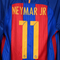 2016-2017 Barcelona Nike Long Sleeve Home Shirt #11 Neymar Jr - Marketplace