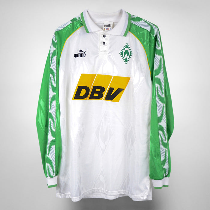 1995-1996 Werder Bremen Puma Long Sleeve Home Shirt - Marketplace